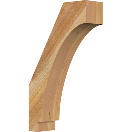 Ekena Millwork 4"W x 12"D x 20"H Imperial Rough Sawn Knee Brace, Western Red Cedar BRC04X12X20IMP00RWR